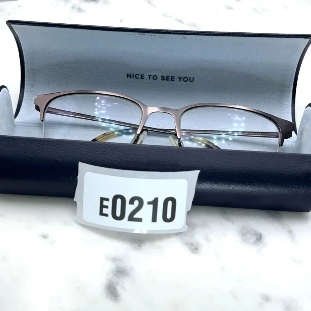 Warby Parker Wallis XW 2306 Carbon Semi-Rimless/Half-Rim Eyeglasses Frames Only
